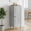 Sideboard Grå sonoma-eg 33 x 34,5 x 90 cm Konstrueret træ