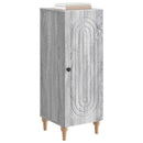 Sideboard Grå sonoma-eg 33 x 34,5 x 90 cm Konstrueret træ