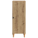 Sideboard Artisan-eg 33 x 34,5 x 90 cm Konstrueret træ