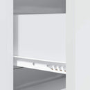 Skuffeskab Hvid 66 x 34,5 x 90 cm Konstrueret træ
