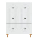 Skuffeskab Hvid 66 x 34,5 x 90 cm Konstrueret træ