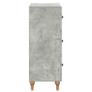 Skuffeskab Betongrå 66 x 34,5 x 90 cm Konstrueret træ