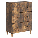 Skuffeskab Røget eg 66 x 34,5 x 90 cm Konstrueret træ