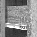 Skuffeskab Grå sonoma-eg 66 x 34,5 x 90 cm Konstrueret træ