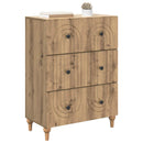 Skuffeskab 66 x 34,5 x 90 cm Konstrueret træ Artisan-eg
