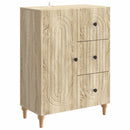 Sideboard Sonoma-eg 66 x 34,5 x 90 cm Konstrueret træ