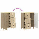 Sideboard Sonoma-eg 66 x 34,5 x 90 cm Konstrueret træ