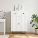 Sideboard Hvid 66 x 34,5 x 90 cm Konstrueret træ