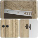 Sideboard Sonoma-eg 66 x 34,5 x 90 cm Konstrueret træ