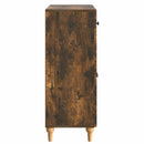 Sideboard med skuffe Røget eg 66 x 34,5 x 90 cm Konstrueret træ