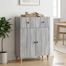 Sideboard Grå sonoma-eg 66 x 34,5 x 90 cm Konstrueret træ