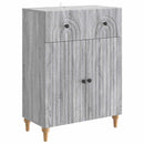 Sideboard Grå sonoma-eg 66 x 34,5 x 90 cm Konstrueret træ