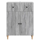 Sideboard Grå sonoma-eg 66 x 34,5 x 90 cm Konstrueret træ
