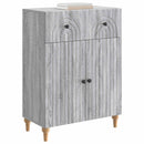 Sideboard Grå sonoma-eg 66 x 34,5 x 90 cm Konstrueret træ