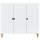 Sideboard Hvid 89 x 34,5 x 80 cm Konstrueret træ