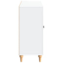 Sideboard Hvid 89 x 34,5 x 80 cm Konstrueret træ