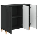 Sideboard Sort 89 x 34,5 x 80 cm Konstrueret træ