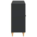 Sideboard Sort 89 x 34,5 x 80 cm Konstrueret træ