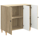 Sideboard Sonoma-eg 89 x 34,5 x 80 cm Konstrueret træ