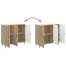 Sideboard Sonoma-eg 89 x 34,5 x 80 cm Konstrueret træ