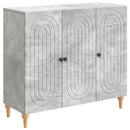 Sideboard Betongrå 89 x 34,5 x 80 cm Konstrueret træ