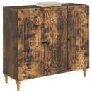 Sideboard Røget eg 89 x 34,5 x 80 cm Konstrueret træ