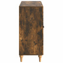 Sideboard Røget eg 89 x 34,5 x 80 cm Konstrueret træ