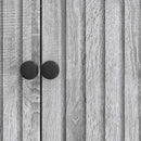 Sideboard Grå sonoma-eg 89 x 34,5 x 80 cm Konstrueret træ