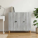Sideboard Grå sonoma-eg 89 x 34,5 x 80 cm Konstrueret træ