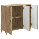 Sideboard Artisan-eg 89 x 34,5 x 80 cm Konstrueret træ
