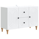 TV-skab med skuffe Hvid 89 x 34,5 x 60 cm Konstrueret træ