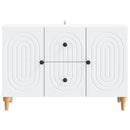 TV-skab med skuffe Hvid 89 x 34,5 x 60 cm Konstrueret træ
