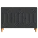 TV-skab med skuffe Sort 89 x 34,5 x 60 cm Konstrueret træ