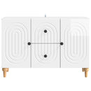 TV-skab Hvid højglans 89 x 34,5 x 60 cm Konstrueret træ