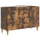 TV-skab Røget eg 89 x 34,5 x 60 cm Konstrueret træ