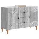 TV-skab Grå sonoma-eg 89 x 34,5 x 60 cm Konstrueret træ