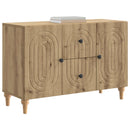 TV-skab med skuffe Artisan-eg 89 x 34,5 x 60 cm Konstrueret træ
