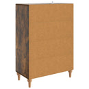 Sideboard med skuffe Røget eg 66 x 34,5 x 95 cm Konstrueret træ