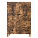 Sideboard med skuffe Røget eg 66 x 34,5 x 95 cm Konstrueret træ