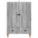 Sideboard Grå sonoma-eg 66 x 34,5 x 95 cm Konstrueret træ