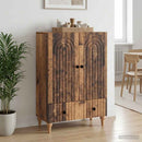 Sideboard Gammelt træ 66 x 34,5 x 95 cm Konstrueret træ