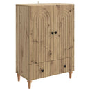 Sideboard Artisan-eg 66 x 34,5 x 95 cm Konstrueret træ