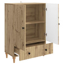 Sideboard Artisan-eg 66 x 34,5 x 95 cm Konstrueret træ