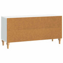 TV-skab Hvid 102 x 34,5 x 50 cm Konstrueret træ
