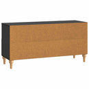 TV-skab Sort 102 x 34,5 x 50 cm Konstrueret træ