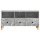 TV-skab BetonGrå 102 x 34,5 x 50 cm Konstrueret træ