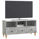 TV-skab BetonGrå 102 x 34,5 x 50 cm Konstrueret træ