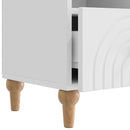 TV-skab Højglans Hvid 102 x 34,5 x 50 cm Konstrueret træ