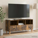 TV-skab Røget Eg 102 x 34,5 x 50 cm Konstrueret træ
