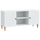 TV-skab Hvid 102 x 34,5 x 50 cm Konstrueret træ